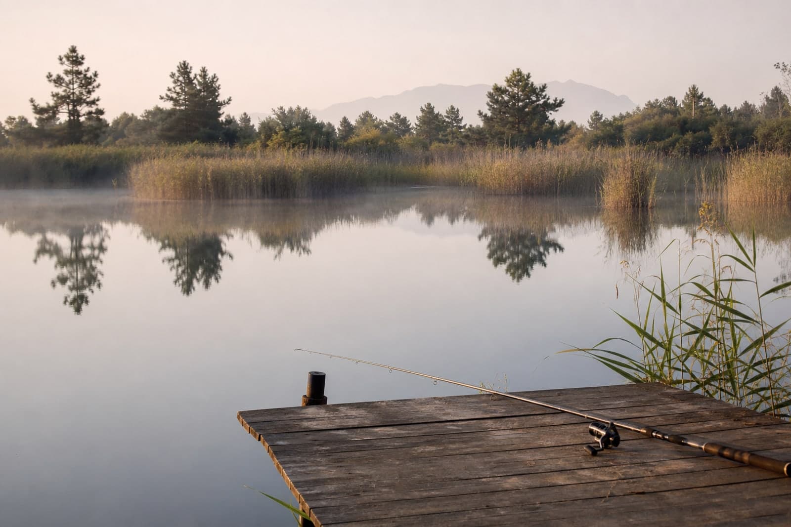 Quiet Fishing at Lake Inkit