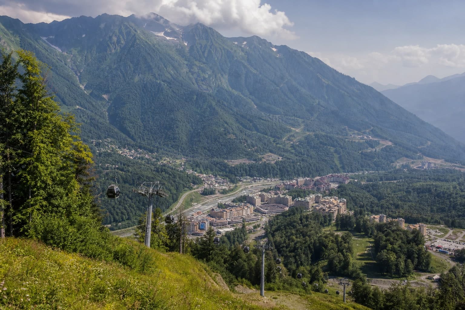 Krasnaya Polyana: Mountain Village at the Foot of the Ridge