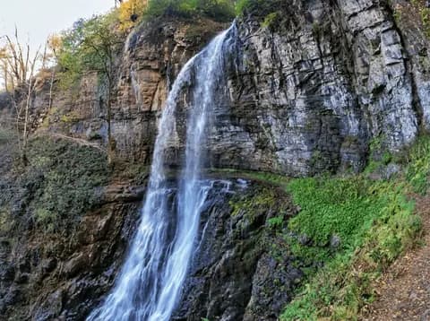 Giant Waterfall Close-Up