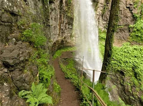 Giant Waterfall, Side View
