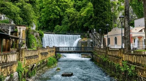 New Athos Waterfall