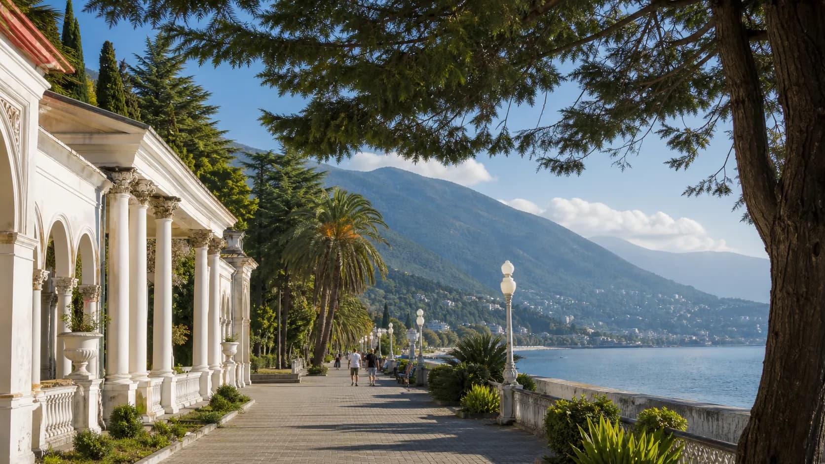 Gagra and Sukhum Seaside Promenade