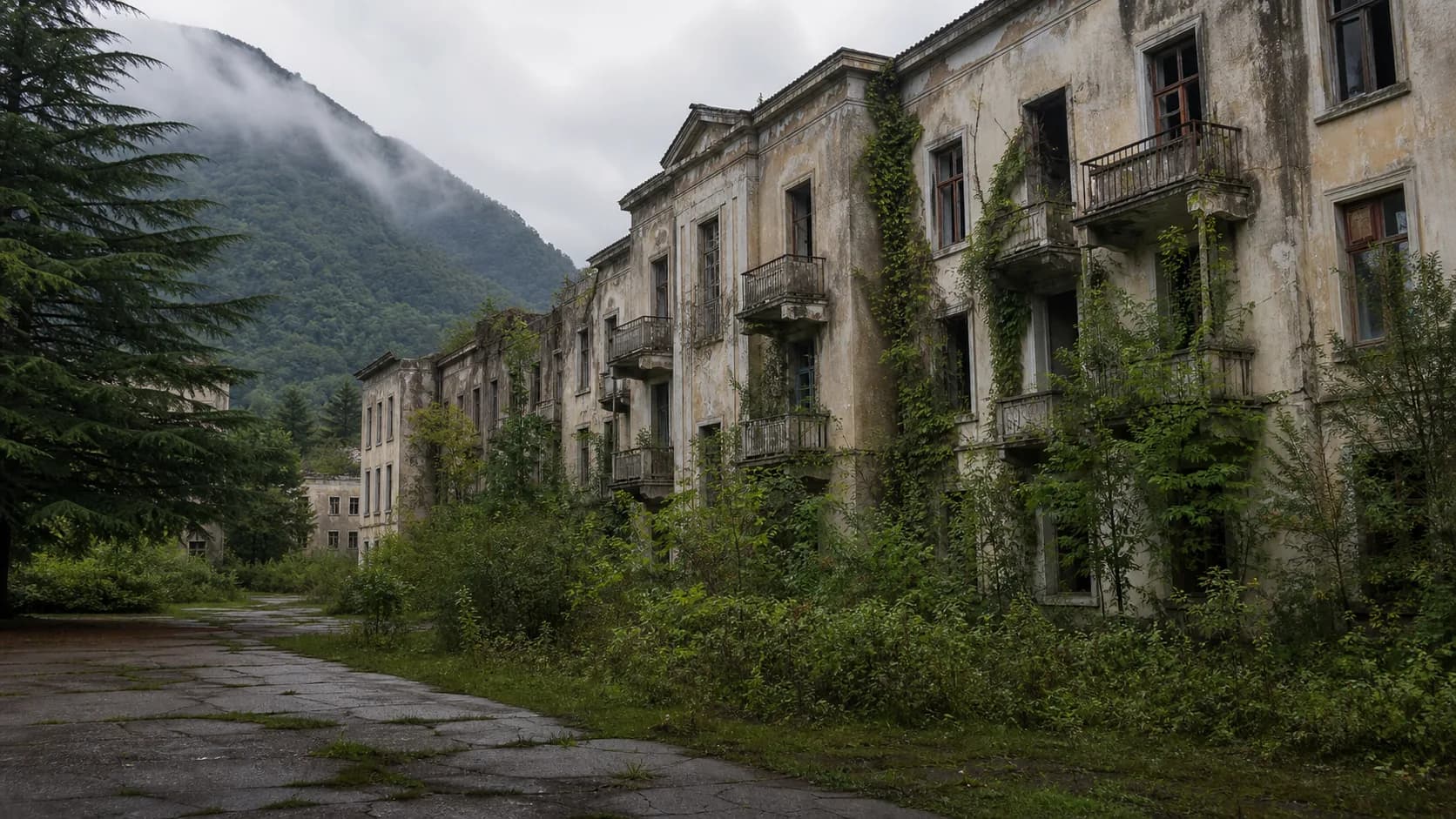 Akarmara Ghost Town Mountain Street