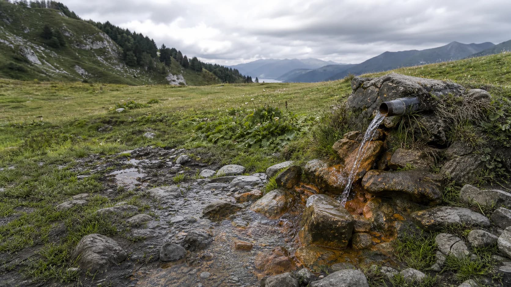 Auadhara Mineral Spring Outlet