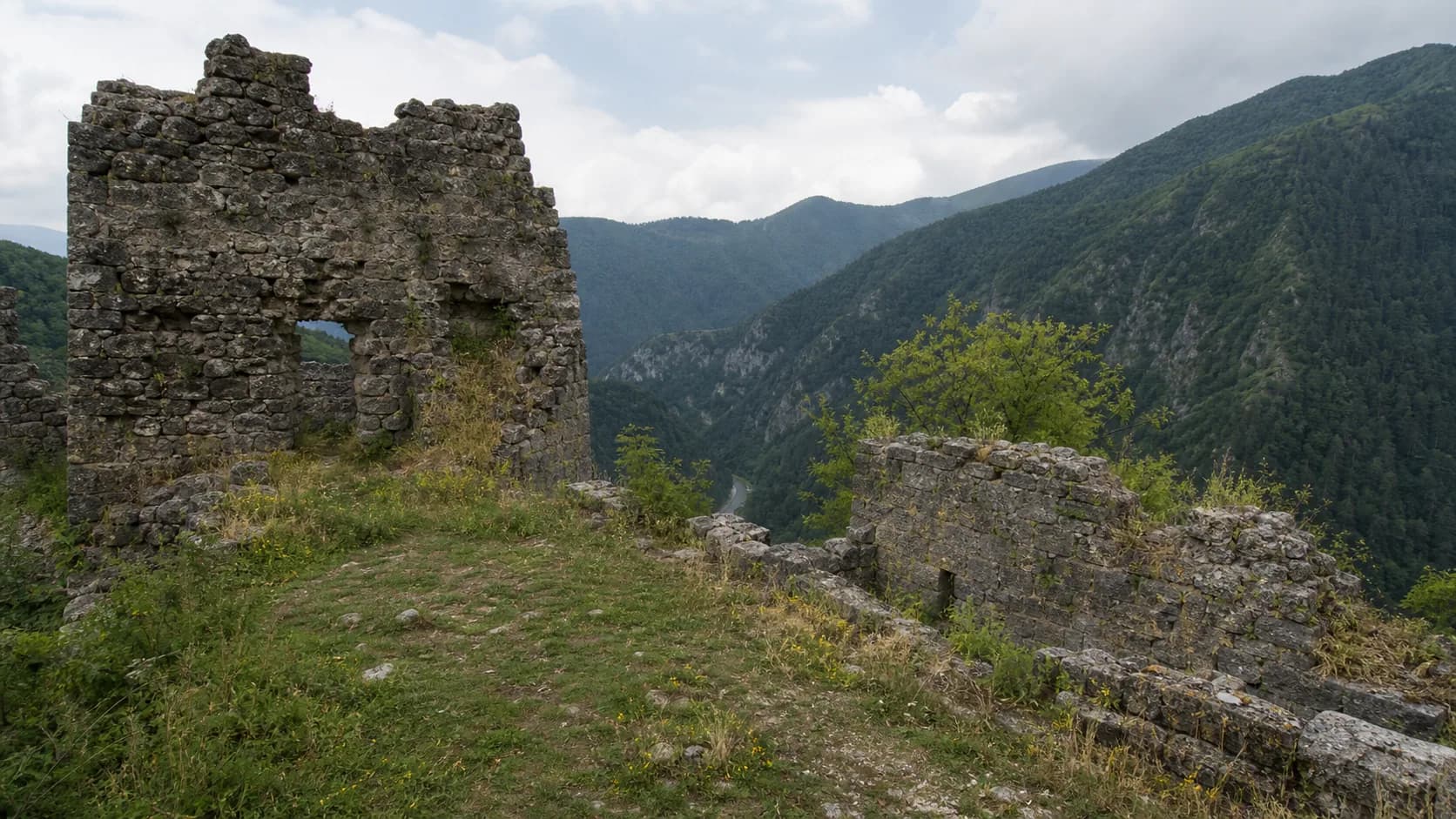 Bzyb Fortress Valley Ruins