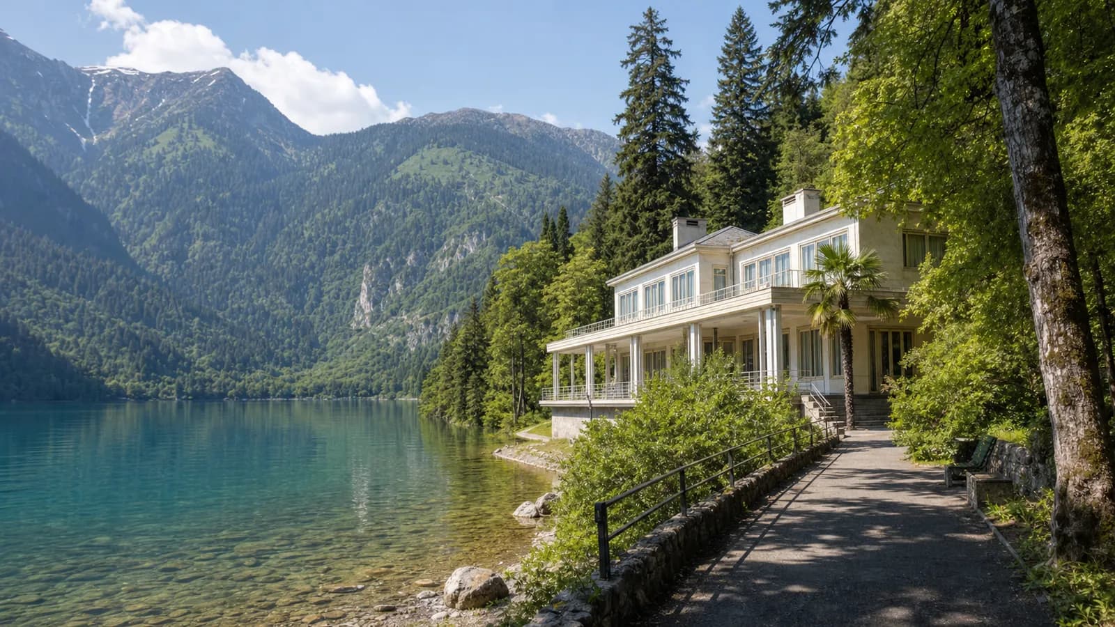 Khrushchev Dacha at Lake Ritsa