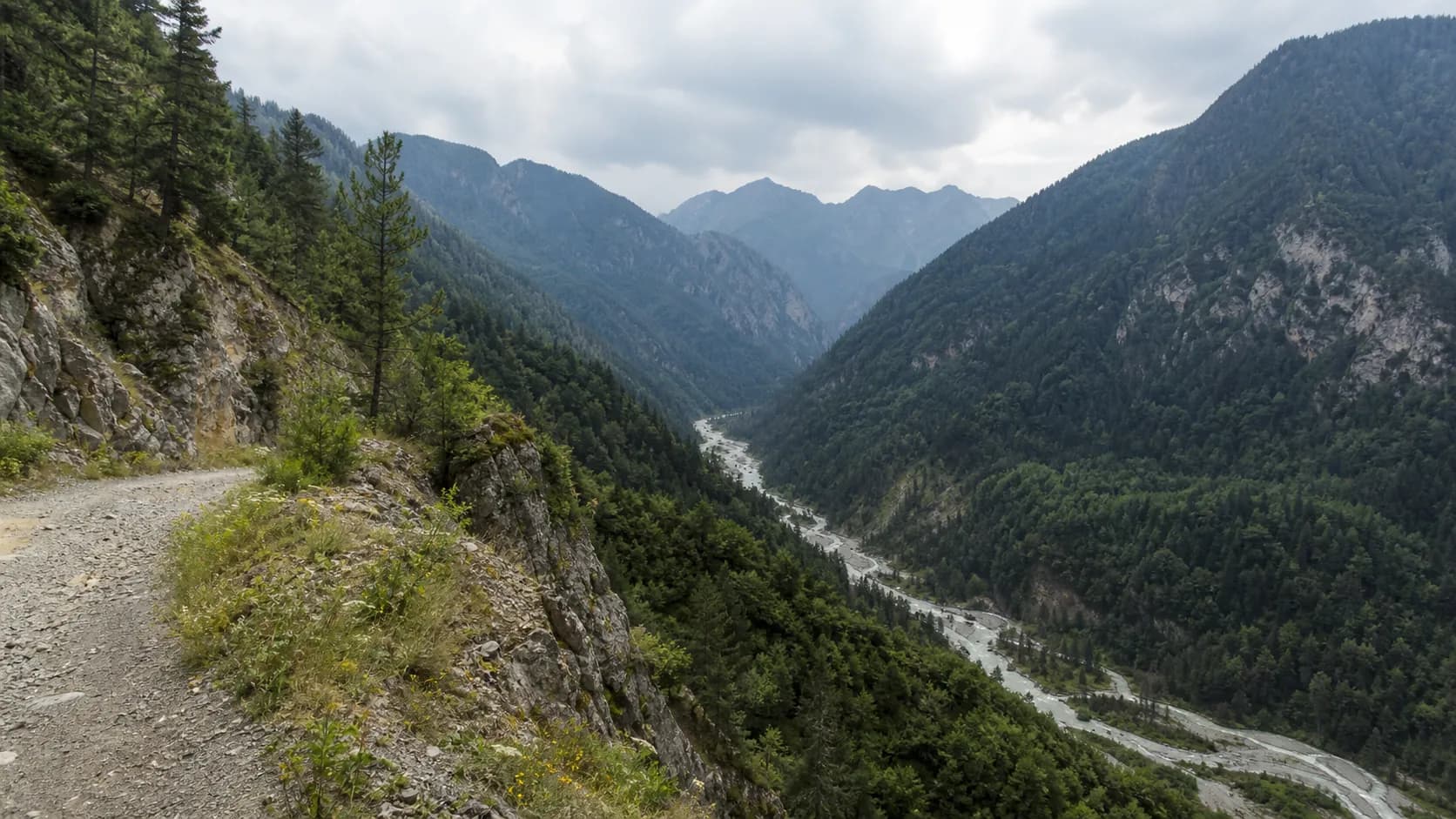 Kodor Gorge Remote Mountain Road