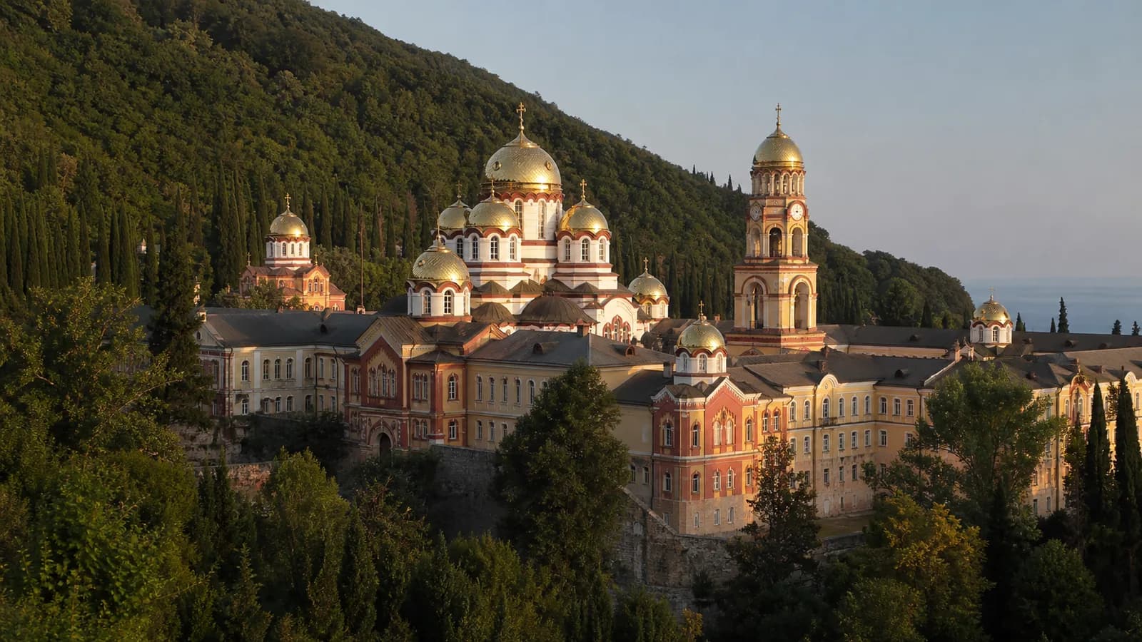 New Athos Monastery Hillside