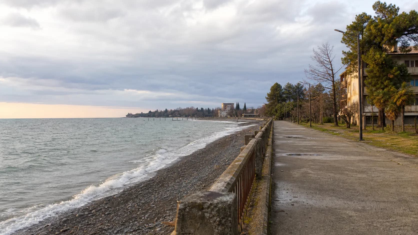 Ochamchyra Embankment Quiet Waterfront