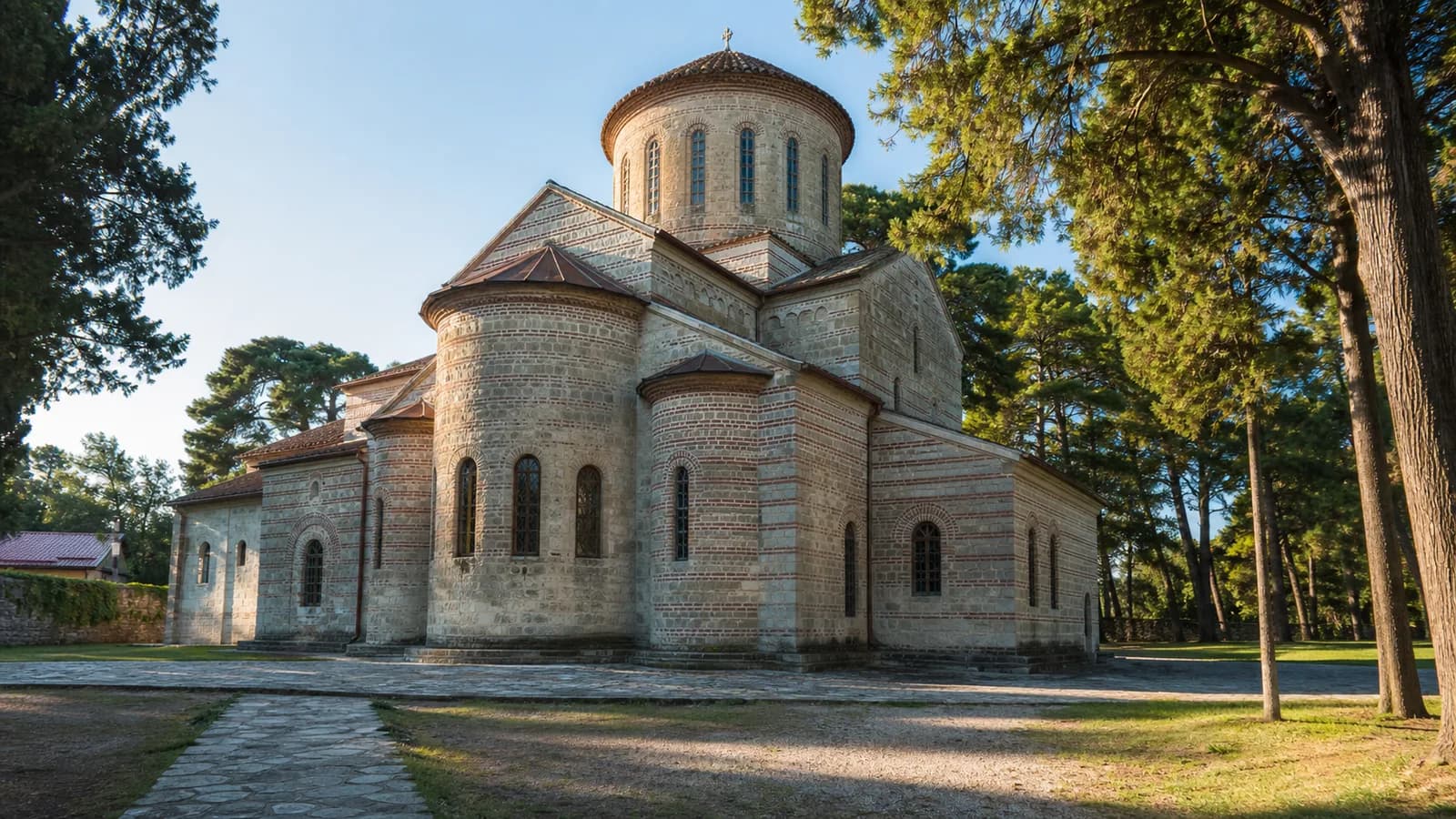 Pitsunda Cathedral Courtyard