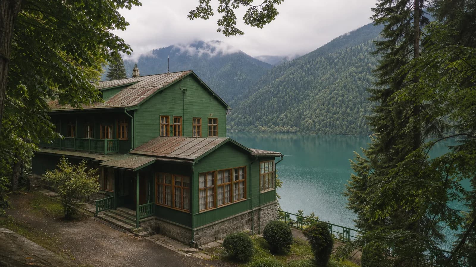 Stalin's Dacha at Lake Ritsa