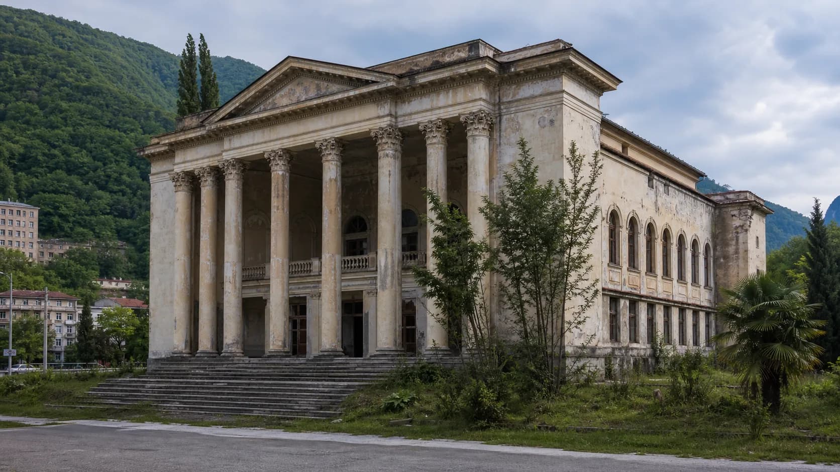 Tkvarcheli Palace of Culture Facade